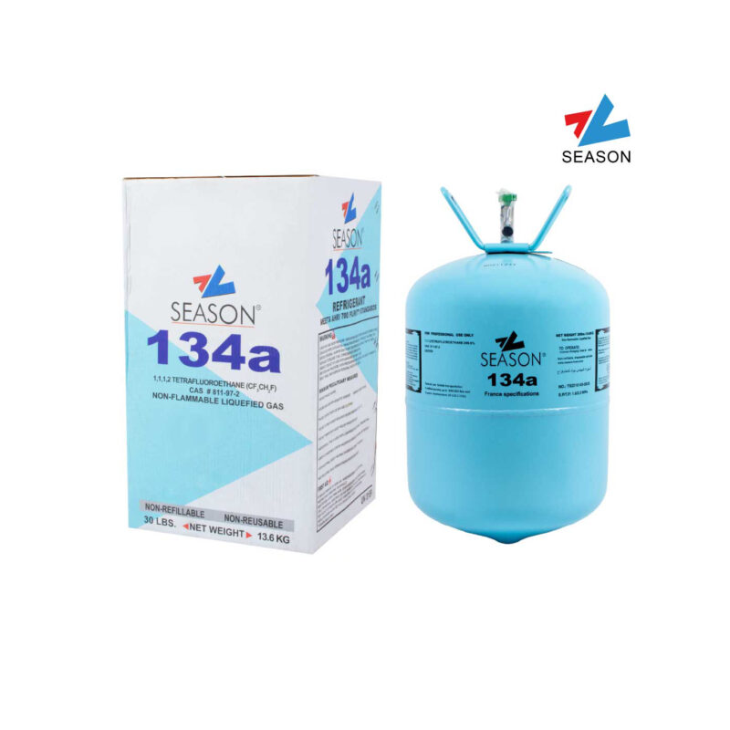 کپسول 13.6 کیلوگرمی گاز R134a برند سیزن SEASON اصلی